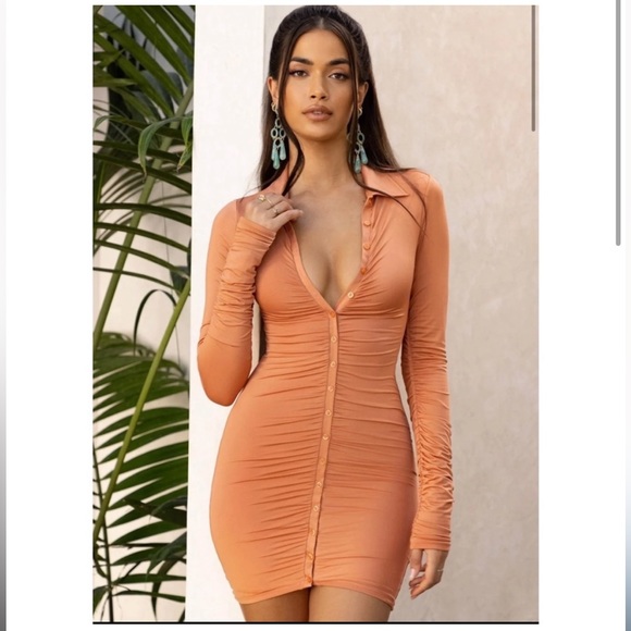 open lace back dress Long Sleeve Tie Dyed Bodycon Maxi Dress